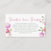 ガーデンピンクベビー開花ブックベビー エンクロージャーカード (正面)