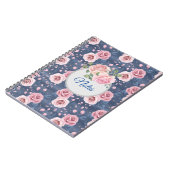 ガーデンピンクローズ ノートブック (左側)