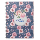 ガーデンピンクローズ ノートブック (正面)
