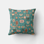 ガーデンファンキーフローラルパターン クッション (裏面)