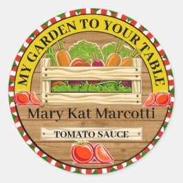 ガーデンファームの缶詰 ラウンドシール