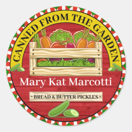 ガーデンファームの缶詰 ラウンドシール