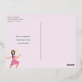 ガーデンフェアリーズバレンタイン 箔シーズンポストカード (裏面)