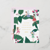 ガーデンフェアリーズバレンタイン 箔シーズンポストカード (正面/裏面)