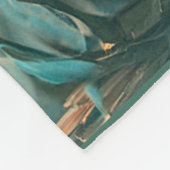 ガーデンフェアリー明るいきらめく翼 フリースブランケット (角)