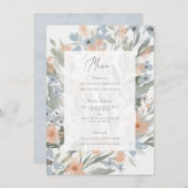 ガーデンフェロッシュメニューカード メニュー (正面/裏面)