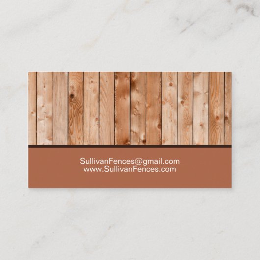 ガーデンフェンシング名刺 名刺 (裏面)