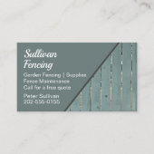 ガーデンフェンシング建築保守 名刺 (正面)