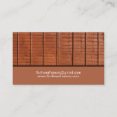 ガーデンフェンシング建築 名刺 (裏面)