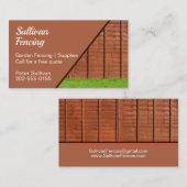 ガーデンフェンシング建築 名刺 (正面/裏面)