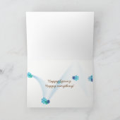 ガーデンフェンス付きイースターバンニー シーズンカード (内部)