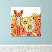 ガーデンフォックス キャンバスプリント (インサイチュ (ウッドフロア))