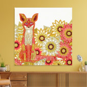 ガーデンフォックス キャンバスプリント (インサイチュ (リビング))