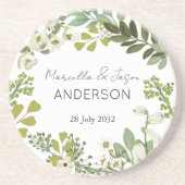 ガーデンフォージグリーンリーリースウェディングパーティー コースター (正面)