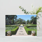 ガーデンフォーマル招待状 招待状 (スタンド正面)