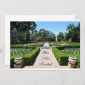 ガーデンフォーマル招待状 招待状 (正面/裏面)