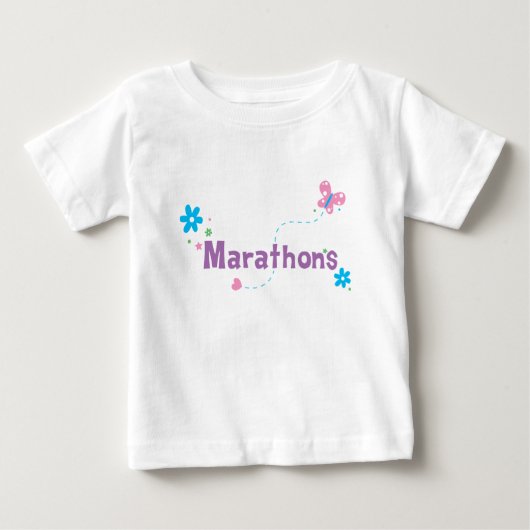 ガーデンフラッタマラソン ベビーTシャツ (正面)