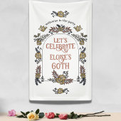 ガーデンフラワーアーチウェルカムバースデーパーティー 横断幕