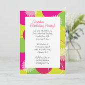 ガーデンフラワーイニビテーション 招待状 (スタンド正面)