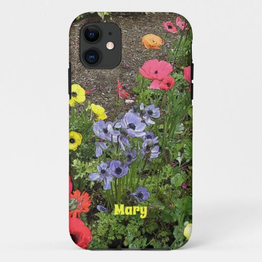 ガーデンフラワーイン開花 Case-Mate iPhoneケース (裏面)
