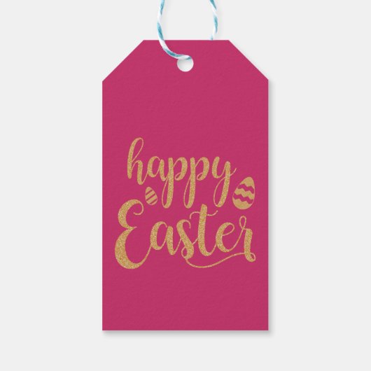 ガーデンフラワーイースターエッグギフトラベル ギフトタグ (裏面)