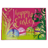 ガーデンフラワーイースターエッグラージ抱き枕 ラージペーパーバッグ (正面)