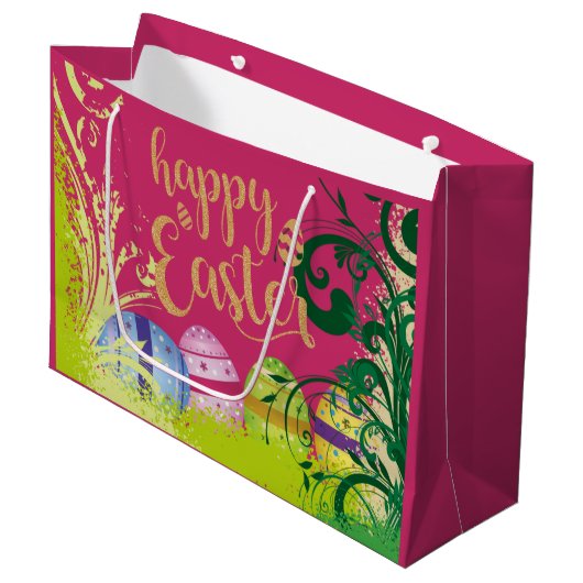 ガーデンフラワーイースターエッグラージ抱き枕 ラージペーパーバッグ (正面アングル)
