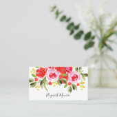 ガーデンフラワーズインテリアデコレータ 名刺 (スタンド正面)