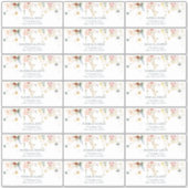 ガーデンフラワーズウォーターカラーゲストアドレス シール (正面)