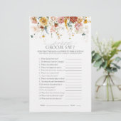 ガーデンフラワーズウォーターカラーブライダルシャワーゲーム (スタンド正面)