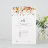 ガーデンフラワーズウォーターカラーブライダルシャワーゲーム (スタンド正面)