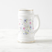 ガーデンフラワーズビールスタイン ビールジョッキ (正面右)