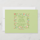 ガーデンフラワーズフォト招待状 招待状 (裏面)