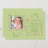 ガーデンフラワーズフォト招待状 招待状 (正面/裏面)