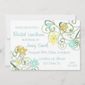 ガーデンフラワーズブライダルルンチョン招待状カード 招待状 (裏面)