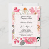 ガーデンフラワーズ婚約パーティ 招待状 (正面)