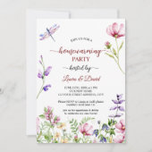 ガーデンフラワーズ引っ越し祝いパーティーパーティー 招待状 (正面)