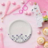 ガーデンフラワーズ紙プレート ペーパープレート (パーティー)