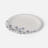 ガーデンフラワーズ紙プレート ペーパープレート (アングル)