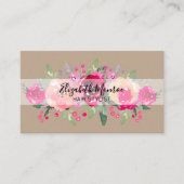 ガーデンフラワーズ美容師サロンメイクアップクラフト 予約カード (正面)