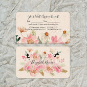 ガーデンフラワーズ美容師サロンメイクアップ 予約カード