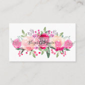 ガーデンフラワーズ美容師サロンメイクアップ 名刺 (正面)