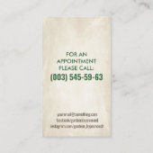 ガーデンフラワーツリービジネスカード 名刺 (裏面)