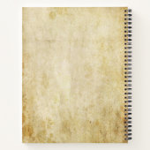 ガーデンフラワーブーケノート ノートブック (裏面)