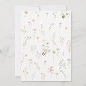 ガーデンフラワーボタニカル結婚ズ 招待状 (裏面)