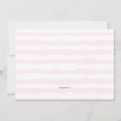 ガーデンフラワー誕生日パーティー 招待状 (裏面)