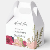 ガーデンフラワー ブライダルシャワー 感謝祭りのお礼の品 フェイバーボックス (正面)