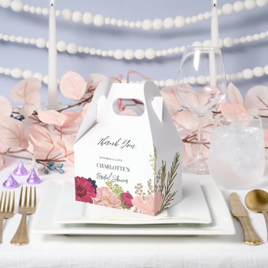 ガーデンフラワー ブライダルシャワー 感謝祭りのお礼の品 フェイバーボックス (ウェディング)