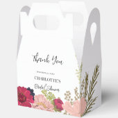 ガーデンフラワー ブライダルシャワー 感謝祭りのお礼の品 フェイバーボックス (見開き)