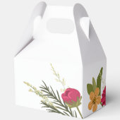 ガーデンフラワー ブライダルシャワー 感謝祭りのお礼の品 フェイバーボックス (裏面)